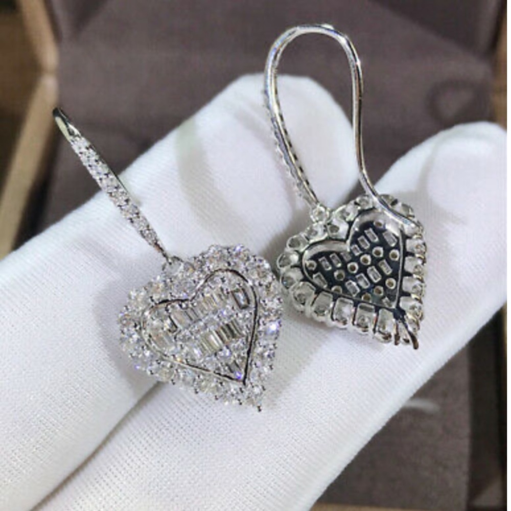 NEW Sunshine 925 Silver Drop Earrings for Women - Picture 4 of 5